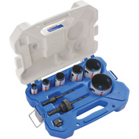 Plumber Bi-Metal Hole Saw Set, 9 Pieces OSI Industrial Sales