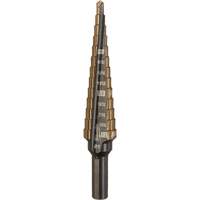 Foret &eacute;tag&eacute;, 1/8"/#1 - #1/1/2", Incr&eacute;ments de 1/32", Acier rapide au cobalt OSI Industrial Sales