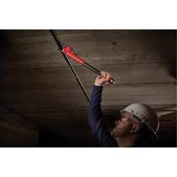 Cheater Adaptable Pipe Wrench, 2-1/2" Jaw Capacity, 18"/24"/10" Long, Powder Coated Finish, Ergonomic Handle OSI Industrial Sales