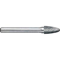 DRILLCO Magnum Double Cut Solid Carbide Burr, SG-3, 3/8" Dia., 1/4" Shank, 3/4" Depth of Cut OSI Industrial Sales