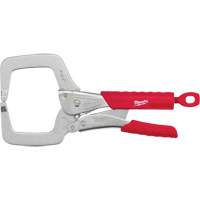 Torque Lock Locking Pliers with Regular Jaws & Grip, 11" Length, C-Clamp OSI Industrial Sales