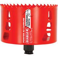 Wood & Metal Hole Saw, 4-1/8", 2-3/8" Depth of Cut, Carbide OSI Industrial Sales