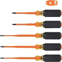 Slim-Tip Insulated Screwdriver Set, 1000 V, 6 Pcs OSI Industrial Sales