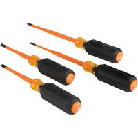 Slim-Tip Insulated Screwdriver Set, 1000 V, 4 Pcs OSI Industrial Sales