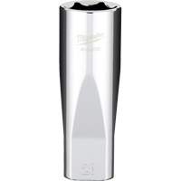 Metric Socket with Four Flat Sides, 20 mm, 1/2" Drive, 6 Points, Deep OSI Industrial Sales