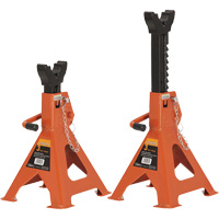 853B Jack Stands, Locking Handle/Ratchet, 3 Ton(s) Capacity, 11" - 16" H OSI Industrial Sales