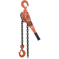 KLP-300L-5 KLP Series Heavy-Duty Lever Chain Hoist with Overload Protection, 5' Lift, 6000 lbs. (3 tons) Capacity OSI Industrial Sales