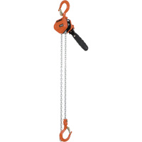 VLP-25-5 VLP Series Lever Puller, 5' Lift, 500 lbs. (0.25 tons) Capacity, Galvanized Steel Chain OSI Industrial Sales