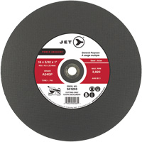 A24GP Power Abrasive Cut-Off Wheel, 20" x 5/32", 1" Arbor, Type 1, 3000 RPM OSI Industrial Sales