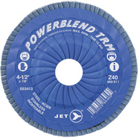 PowerBlend Trimmable Flap Disc, 5" x 7/8", Type 29, Z40 Grit, Zirconia Alumina OSI Industrial Sales
