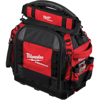 PackOut 15" Structured Tool Bag, Ballistic Polyester, 65 Pockets, Red OSI Industrial Sales