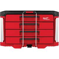 Boîte &agrave; outils avec 4 tiroirs PackOut, 16-3/10" x 22-1/5" x 14-3/10", Rouge OSI Industrial Sales