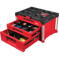Boîte &agrave; outils avec 3 tiroirs PackOut, 16-3/10" x 22-1/5" x 14-3/10", Rouge OSI Industrial Sales