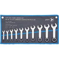 SCWS-10S Stubby Wrench Sets, Combination, 10 Pieces, Imperial OSI Industrial Sales