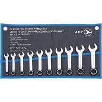 SCWS-10M Stubby Wrench Sets, Combination, 10 Pieces, Metric OSI Industrial Sales
