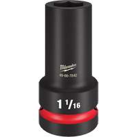 Shockwave Impact Duty Thin Wall Extra Socket, Impact, 1-1/16", 1" Drive, 6 Points, Deep OSI Industrial Sales