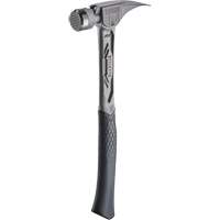 TIBONE Milled Titanium Framing Hammer, 14 oz., Solid Steel Handle, 15-1/4" L OSI Industrial Sales