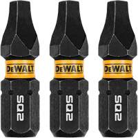3-Piece FLEXTORQ&reg; Impact Screwdriving Bits, Square, #2, 1/4" Drive OSI Industrial Sales