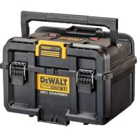 Chargeur 20V &agrave; deux ports ToughSystem 2.0, 14" x 15" x 9", Noir/Jaune OSI Industrial Sales