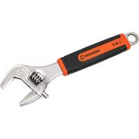 Adjustable Wrench, 8" L, 2-1/5"/31 mm Max Width, Chrome/Polished OSI Industrial Sales