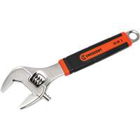 Adjustable Wrench, 12" L, 46 mm/3-1/5" Max Width, Chrome/Polished OSI Industrial Sales