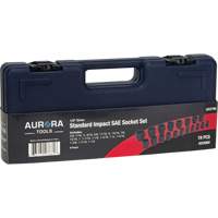 SAE Socket Set, 19 Pcs, Impact, 1/2" Drive Size OSI Industrial Sales