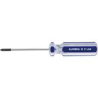 Tournevis Philips bleu transparent avec bandes, #0, Prise Plastique OSI Industrial Sales