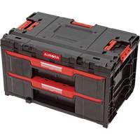 Boîte &agrave; outils &agrave; 2 tiroirs Arx, 23-1/10" x 15" x 13-2/5', Noir OSI Industrial Sales