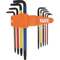Colour-Coded Extra-Long L Style Hex Key Caddy Set, 9 Pcs., Imperial OSI Industrial Sales