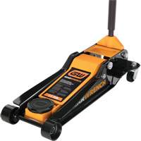 Low Profile Floor Jack, 3.5 Ton(s) Capacity, 3-3/4" Lowered, 21-3/4" Raised, Manual Hydraulic OSI Industrial Sales