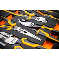 PITBULL Cushion Grip Pliers Set in Foam Storage Tray, 5 Pieces OSI Industrial Sales