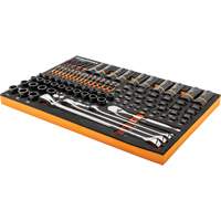Jeu d'outils pour m&eacute;canicien Bolt Biter dans un plateau de rangement en mousse 97 mcx OSI Industrial Sales