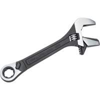 11-Piece Pass-Thru X6 Adjustable Wrench & Spline Socket Set, 13" L, 2-27/50" Max Width, Black Phosphate OSI Industrial Sales