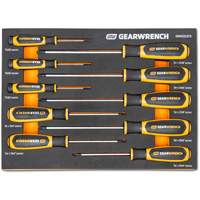 Torx&reg; Dual Material Screwdriver Set in Foam Storage Tray, 10 Pcs. OSI Industrial Sales