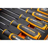 Torx&reg; Dual Material Screwdriver Set in Foam Storage Tray, 10 Pcs. OSI Industrial Sales