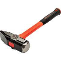 Fiberglass Blacksmith Hammer, 4 lbs Head Weight, 14" L OSI Industrial Sales