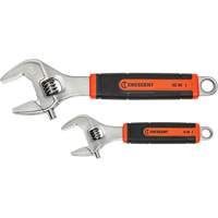 Quick-Fit-Jaw Adjustable Wrench Set, Adjustable, 2 Pieces, Imperial and Metric OSI Industrial Sales