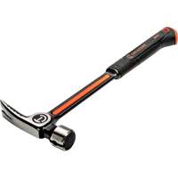 Milled-Face Framing Hammer, 28 oz., Solid Steel Handle, 16" L OSI Industrial Sales