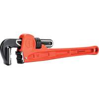 K9 Jaw Pipe Wrench, 2-7/8" Jaw Capacity, 18" Long, Powder Coated Finish, Ergonomic Handle OSI Industrial Sales