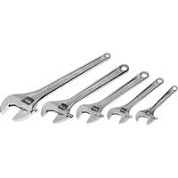 Chrome Wrench Set, Adjustable, 5 Pieces, Imperial and Metric OSI Industrial Sales