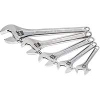 Chrome Wrench Set, Adjustable, 5 Pieces, Imperial and Metric OSI Industrial Sales