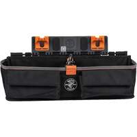 Bucket Work CentreS-Hook Large Pouch Module, Nylon, 3 Pockets, Black/Orange OSI Industrial Sales