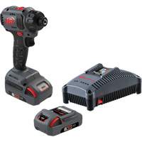 Cordless Compact Screwdriver Kit, 1/4", 37 ft-lbs Max. Torque, 20 V, Lithium-Ion OSI Industrial Sales