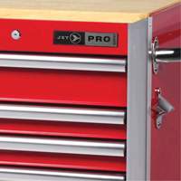 PRC7215 Pro Series Roller Cabinet, 15 Drawers, 72" W x 24" D x Red OSI Industrial Sales