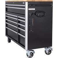 HDRC5212 HD Series Roller Cabinet, 12 Drawers, 51-1/4" W x 21" D x 40-3/10" H, Black OSI Industrial Sales