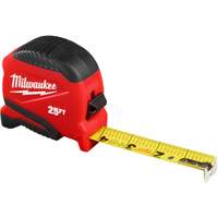Compact Tape Measure, 1" x 25' OSI Industrial Sales