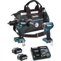 XGT Brushless 2-Tool Combo Kit, Lithium-Ion, 40 V OSI Industrial Sales