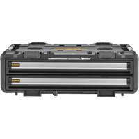 Bloc &agrave; 2 tiroirs TOUGHSYSTEM 2.0 DXL, 30" x 21-13/20" x 10", Noir/Jaune OSI Industrial Sales