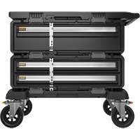 Poste de travail modulaire 4-en-1 TOUGHSYSTEM 2.0 DXL, 34" x 25-4/5" x 30", Noir/Jaune OSI Industrial Sales