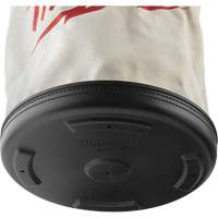 Utility Bucket Bag, 11-81/100" L x 11-81/100" W x 14-57/100" H, Polyester, White OSI Industrial Sales